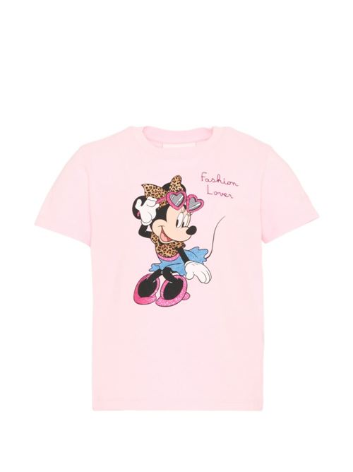 T-shirt MC2 Saint Barth Elly da bambina rosa con stampa Minnie Fashion Lover MC2 SAINT BARTH Kids | ELLY00301L
